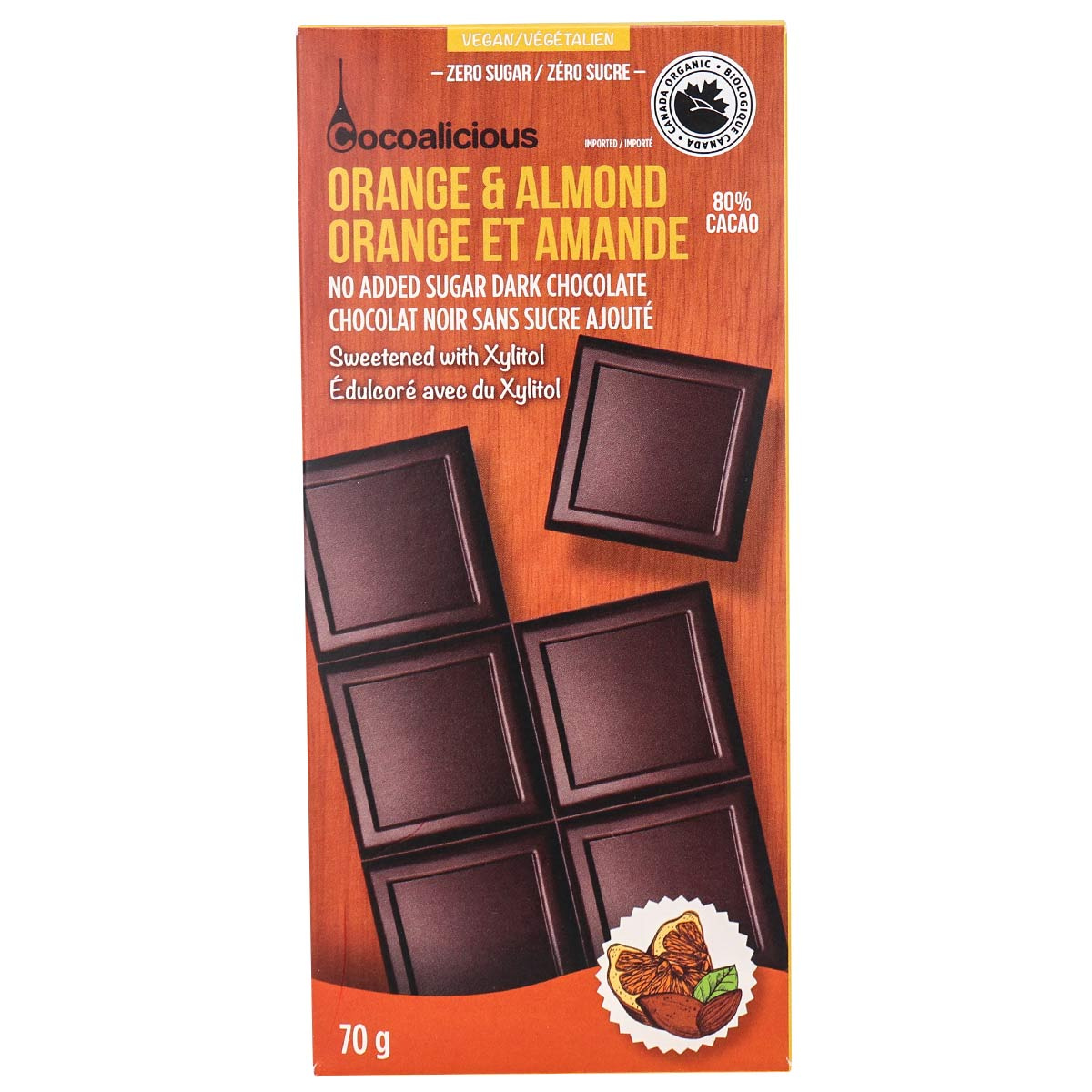 Cocoalicious Dark Chocolate Orange & Almond