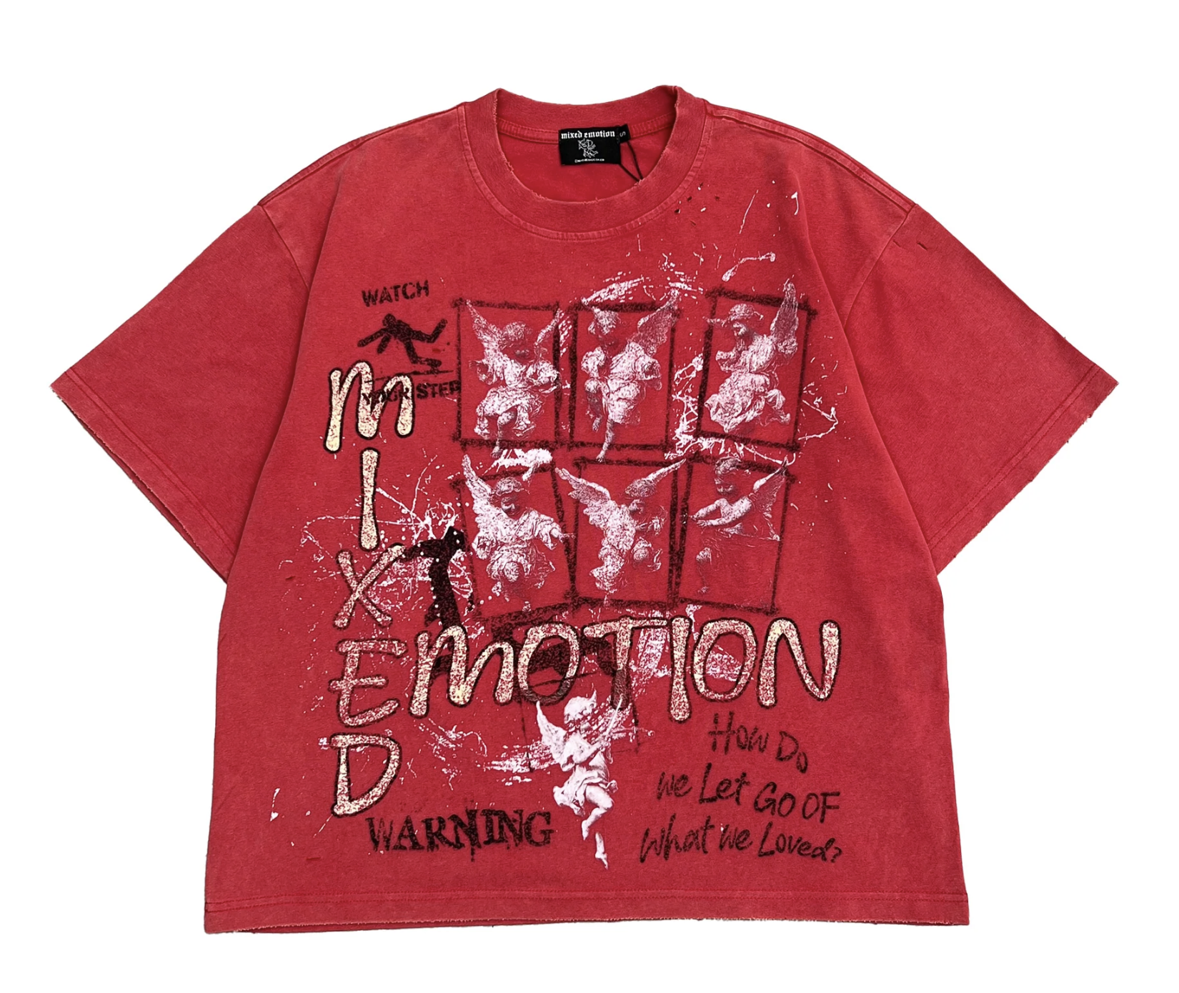 MIXED EMOTION Red “Crimson” Tee