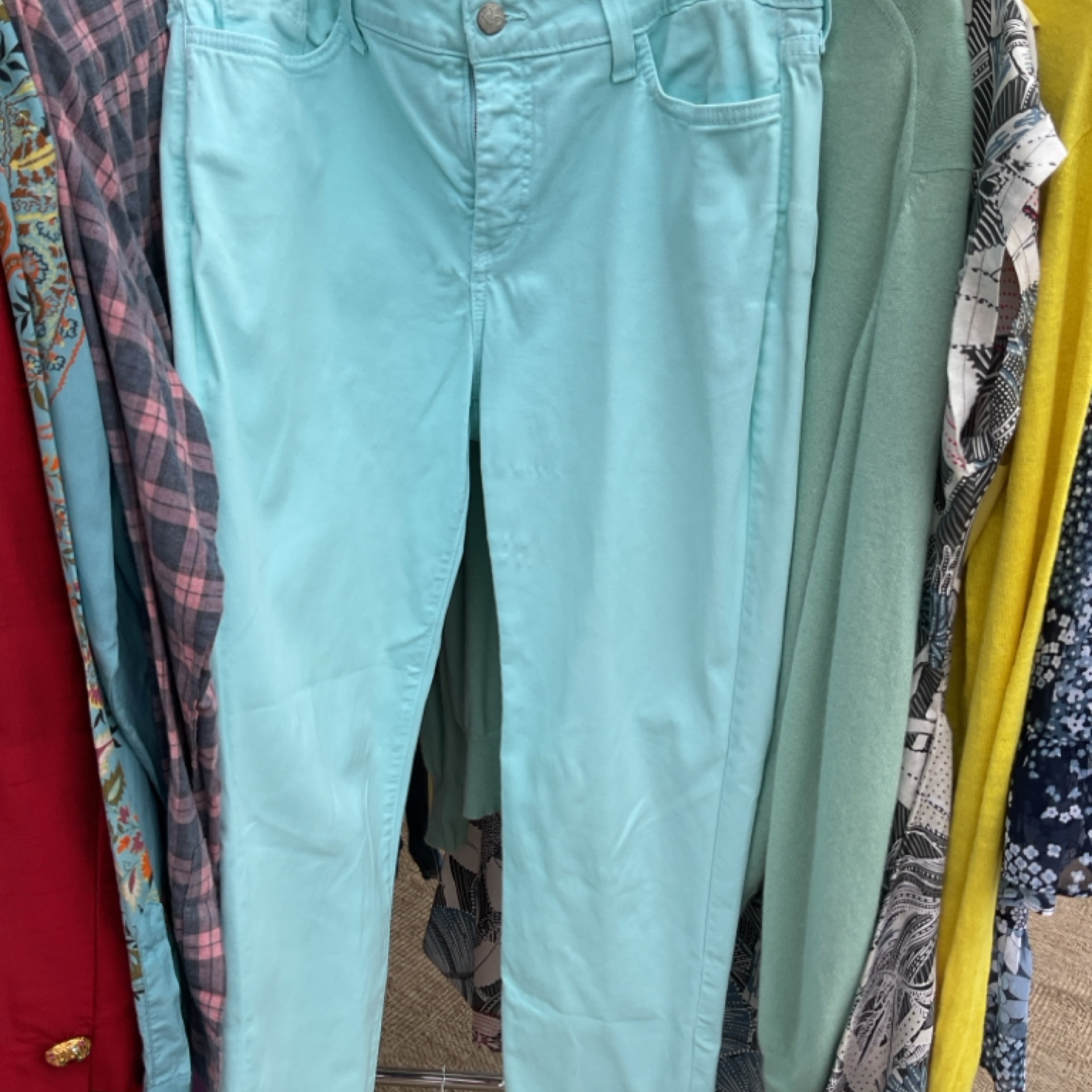 Cyan Blue Jeans