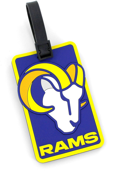 Los Angeles Rams Rubber Luggage Tag