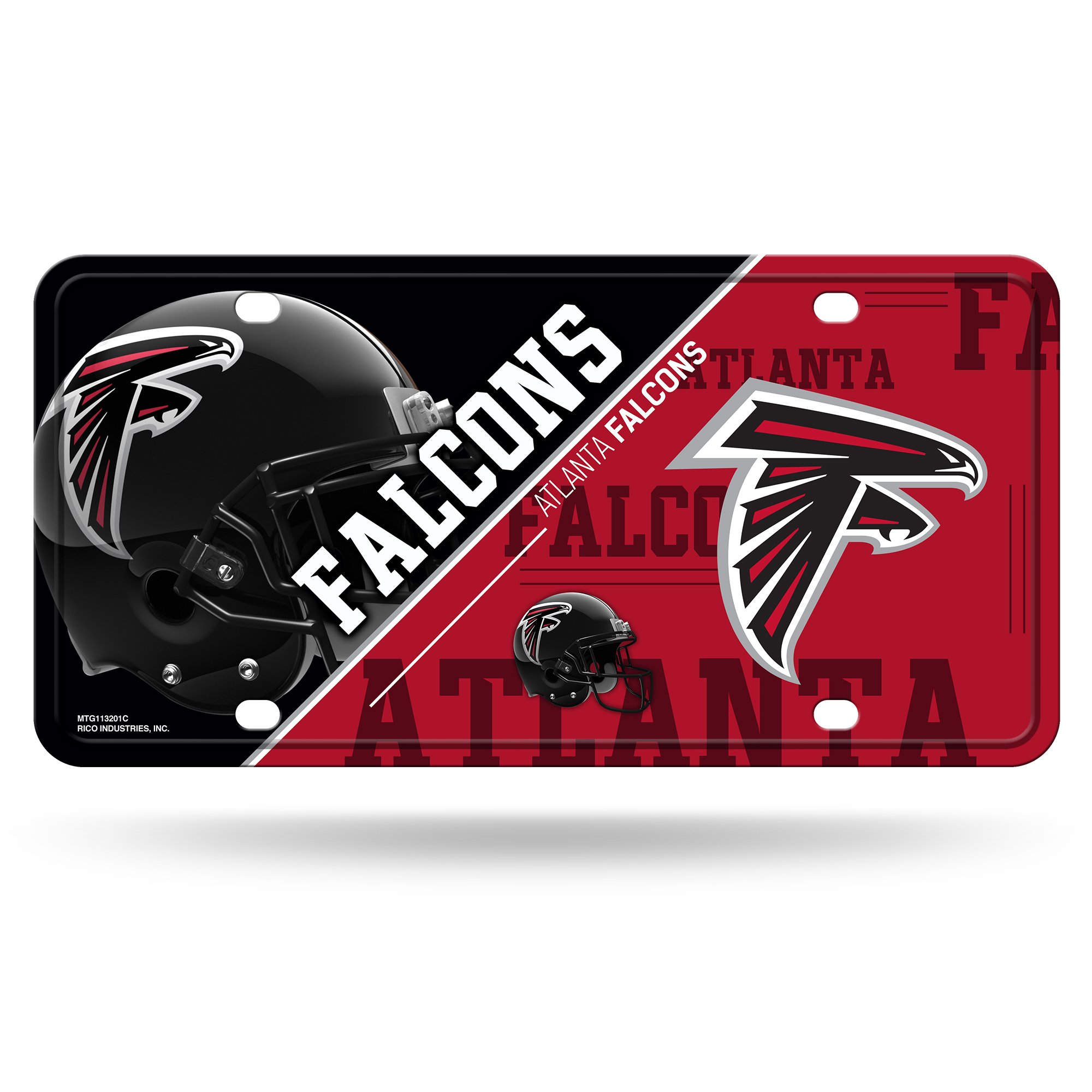Atlanta Falcons Metal License Plate
