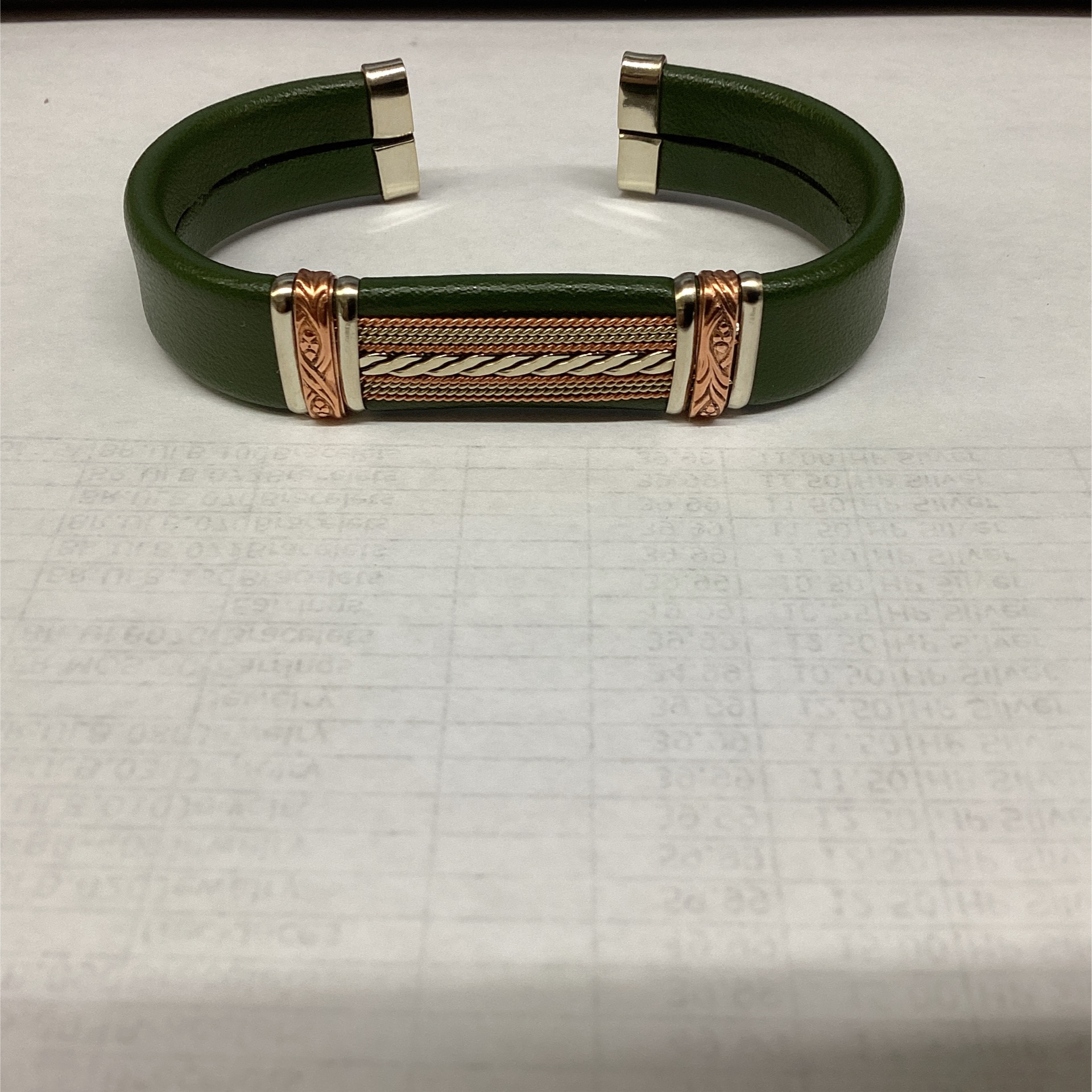 Cactus Leather Bracelet