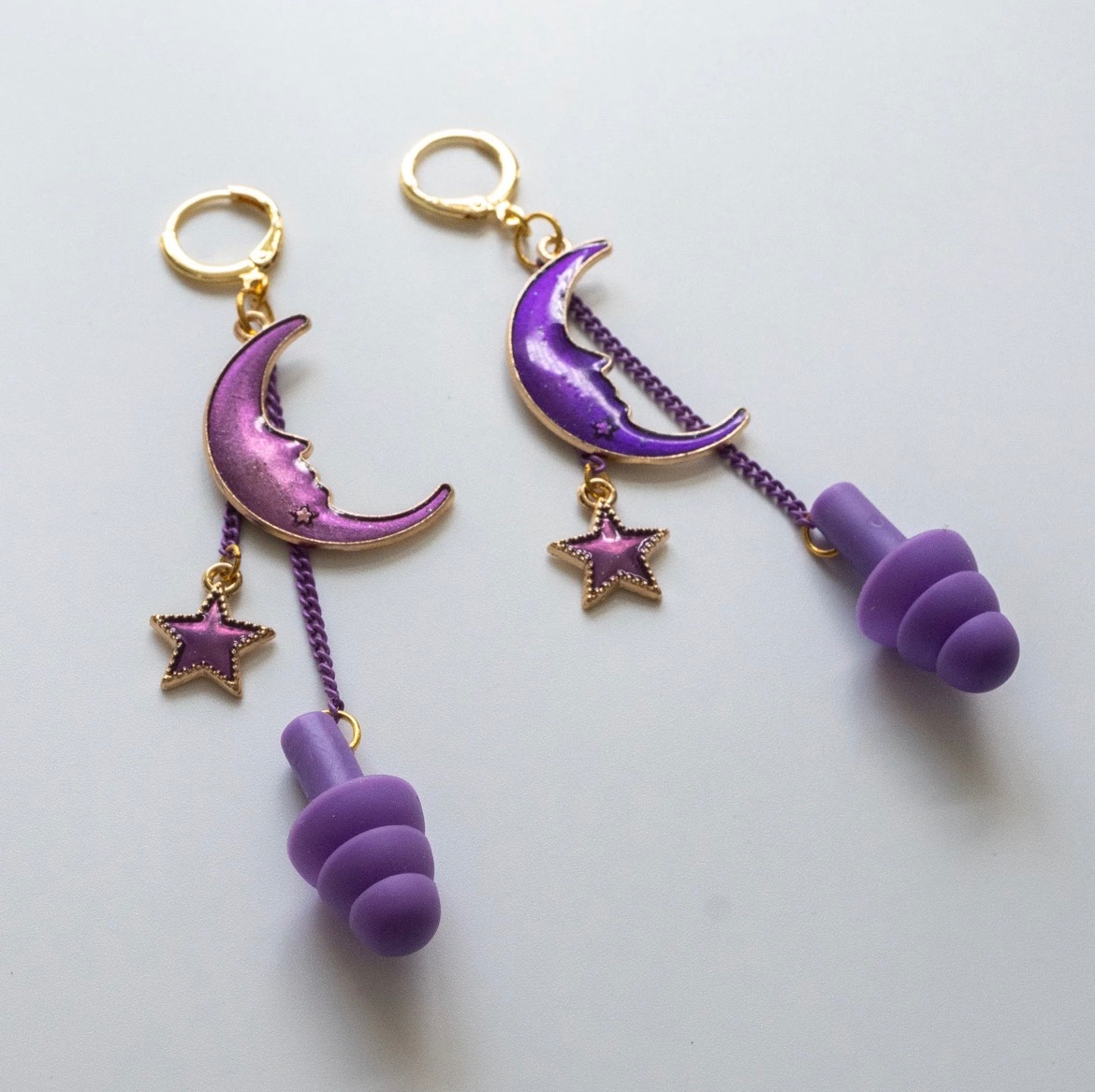 Earplug Earrings Wook Plugs Moon Howler