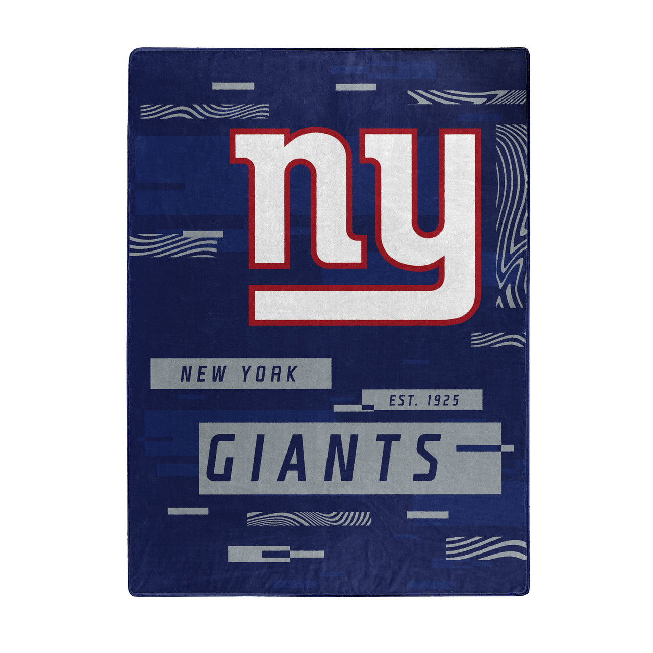 New York Giants Digital Design Raschel Blanket 60x80"