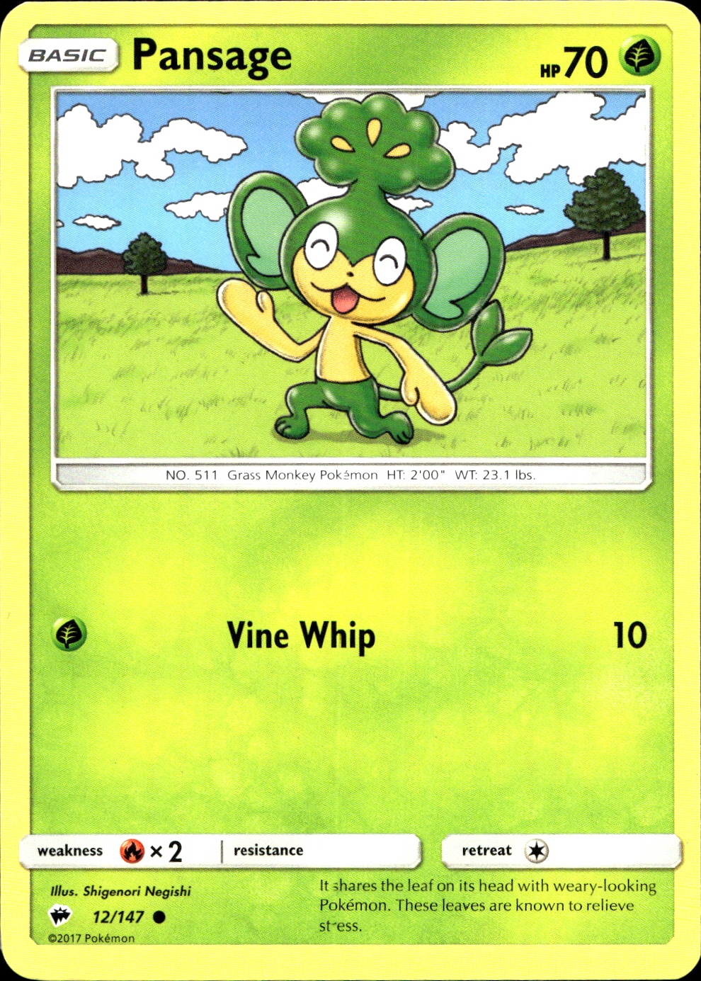 Pansage - SM3 12
