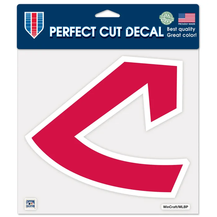 Cleveland Guardians Retro Perfect Cut 8x8" Decal