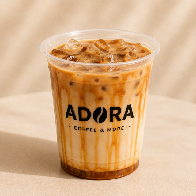 Salted Caramel Latte- COLD 16oz