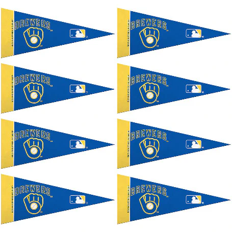 Milwaukee Brewers 8 Piece Mini Pennants Set