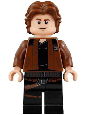 sw0921 Han Solo, Black Legs with Holster Pattern, Brown Jacket with Black Shoulders