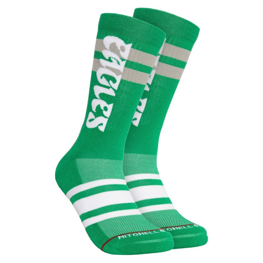 Philadelphia Eagles Retro Mitchell and Ness Lateral Socks