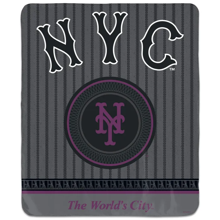 New York Mets City Connect Winning Image Blanket 50x60"