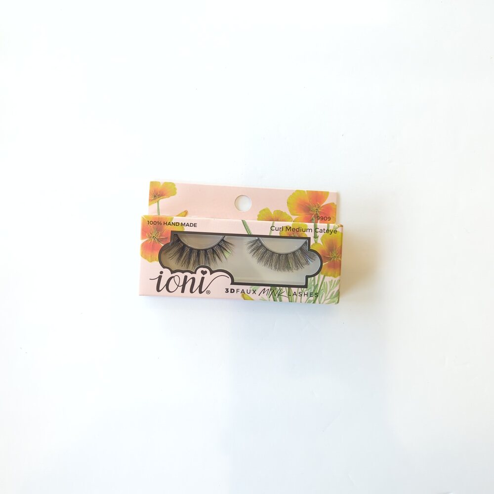 ioni 3D Faux Mink Lashes - Curl Medium Cateye