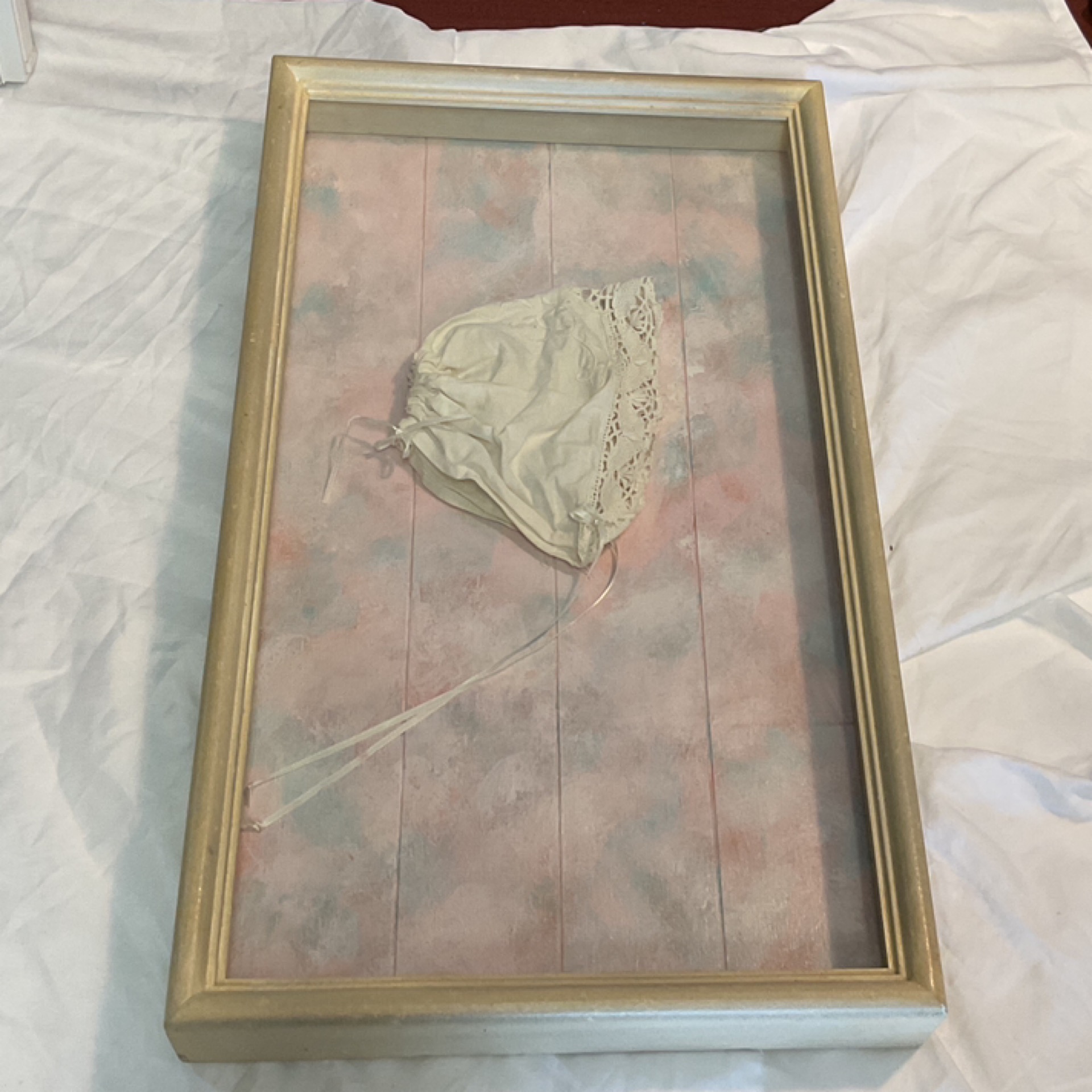 Baby Bonnet Shadow Box
