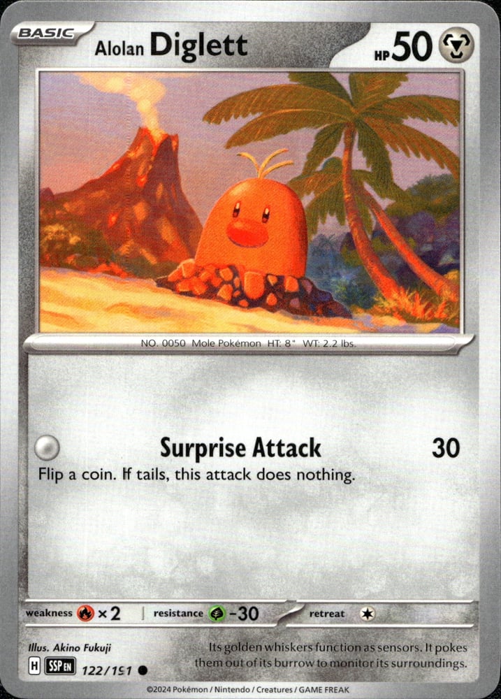 Alolan Diglett - SV08 122/191
