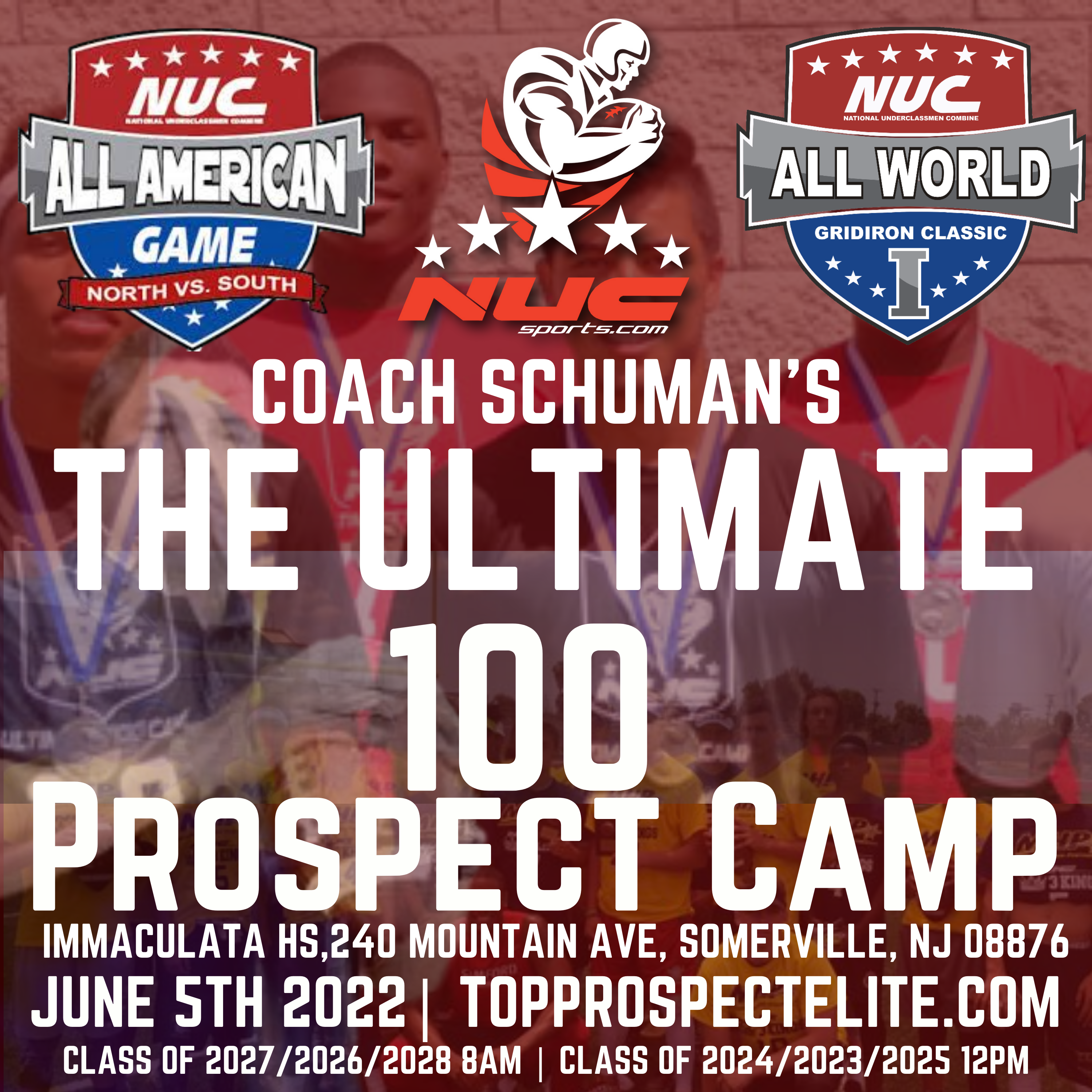 Coach Schuman's Ultimate 100 Camp Prospect Camp, June 5th 2022 Somerville, NJ