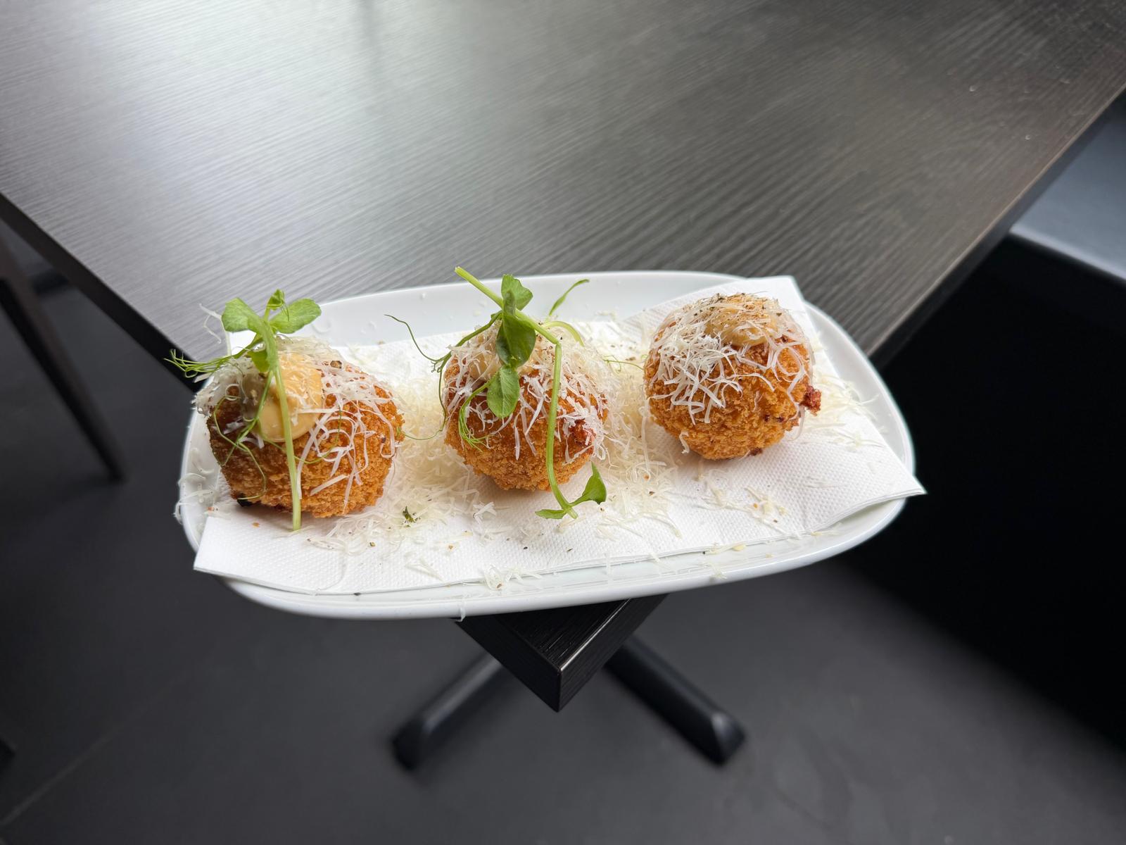 Roasted Pumpkin Arancini (V)