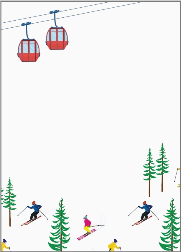 Ski Season Notepad