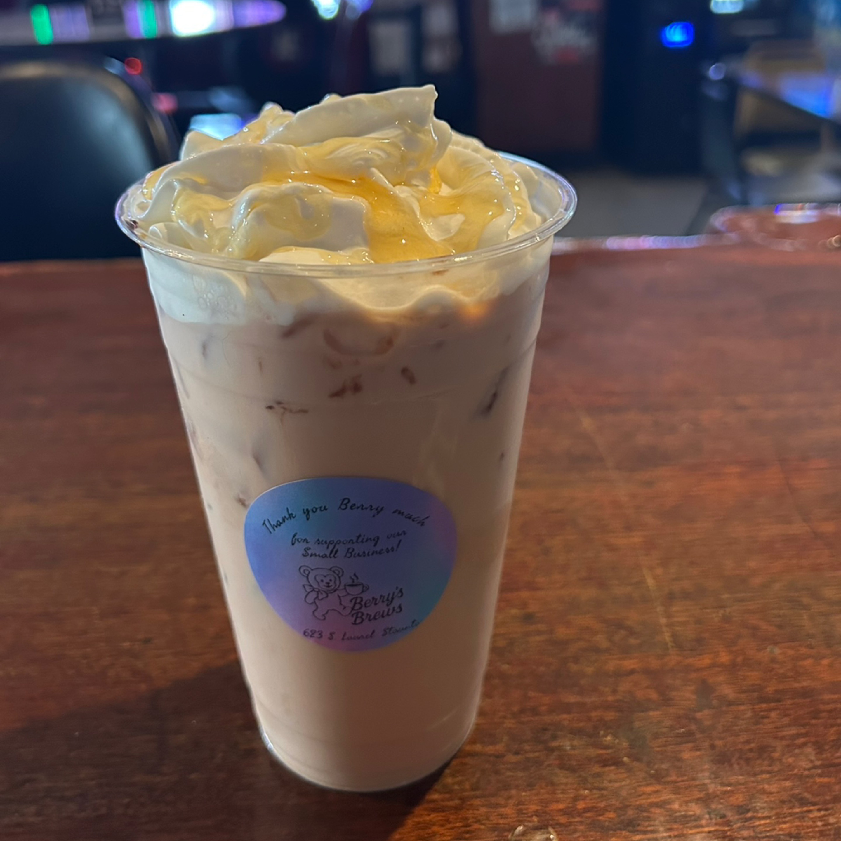 Honey Berry Frappe