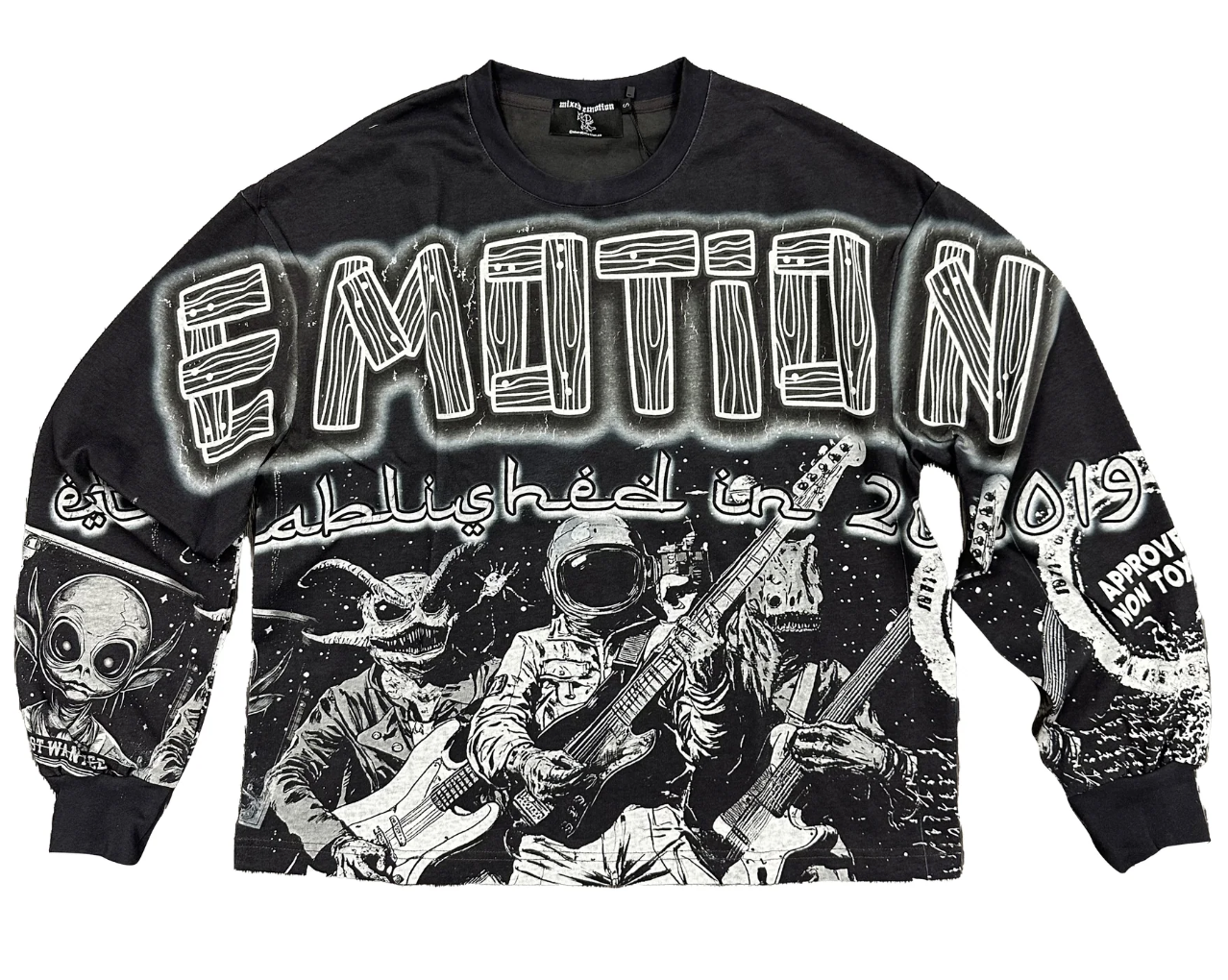 MIXED EMOTION “Astro” Long Sleeve Black