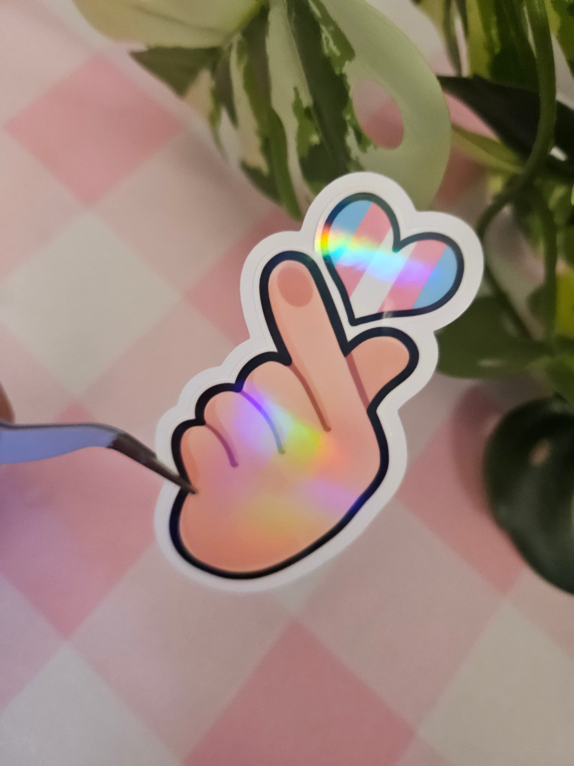Hallyu Heart PRIDE Die Cut Sticker