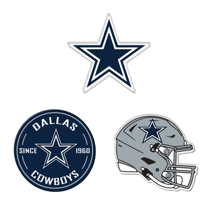 Dallas Cowboys Premium Acrylic Magnets 3pack