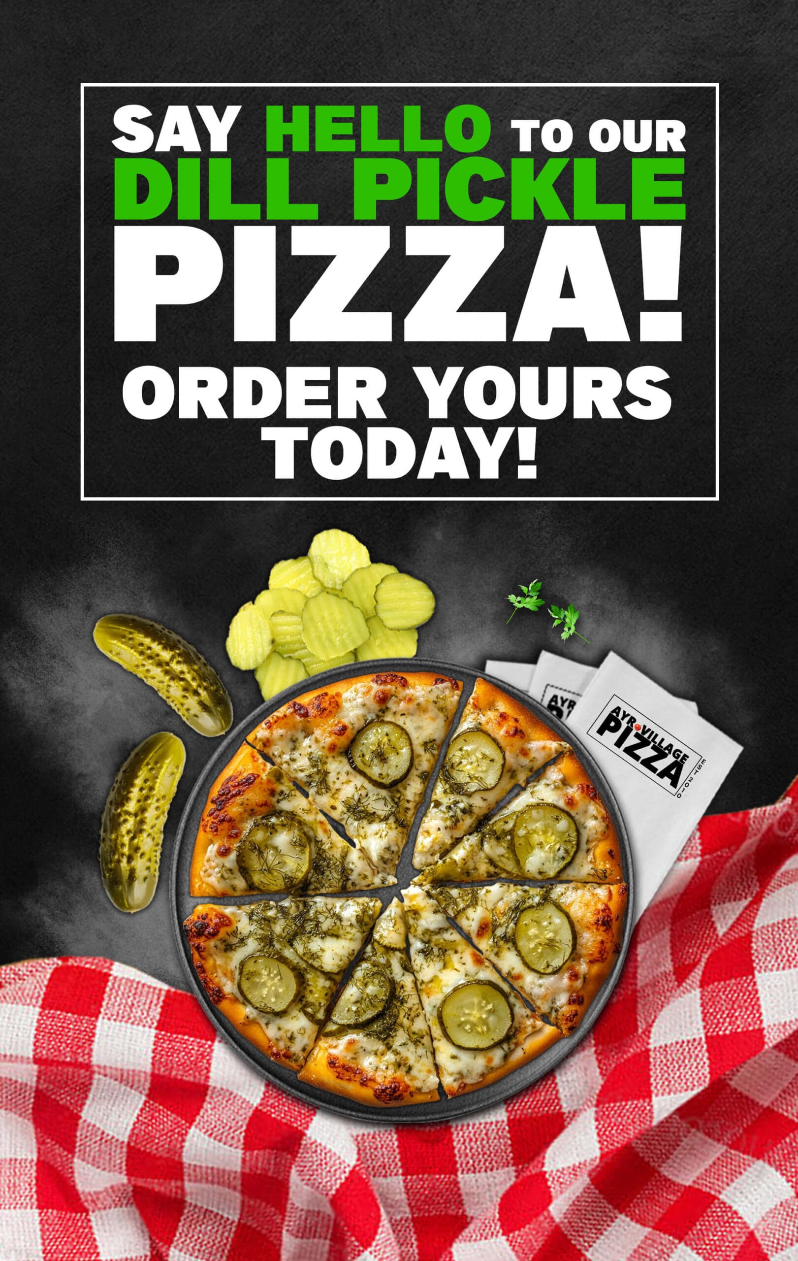 Dill Pickle Pizza - Small