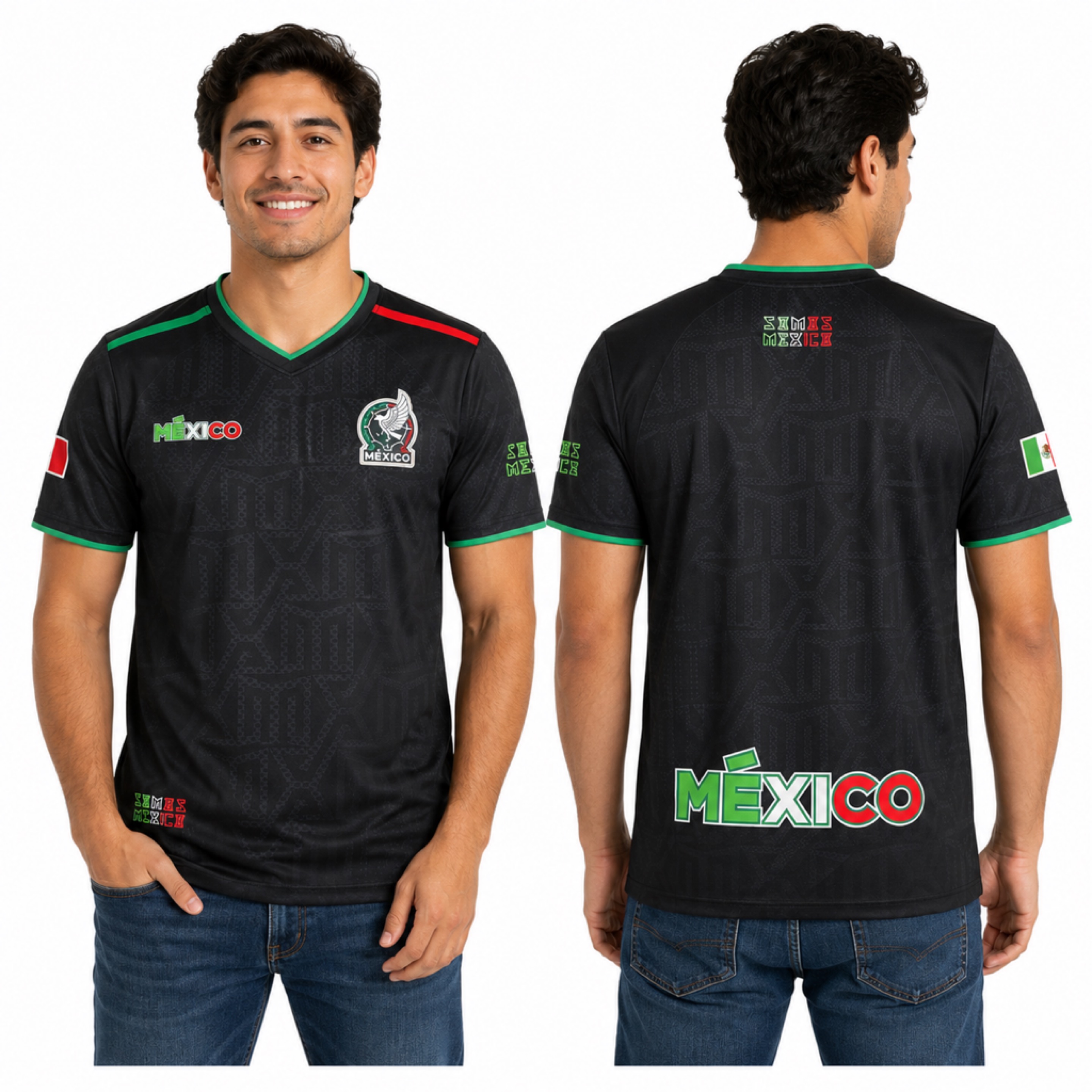 Mexico World Cup Black Alternate Soccer Jersey