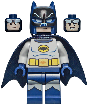 sh0703 Batman - Classic TV Series, Goggles and Light Bluish Gray Torso