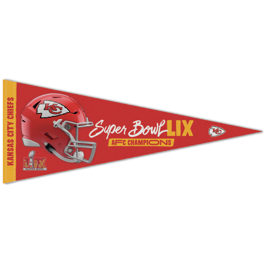 Kansas City Chiefs Super Bowl LIX Premium Pennant 12x30"