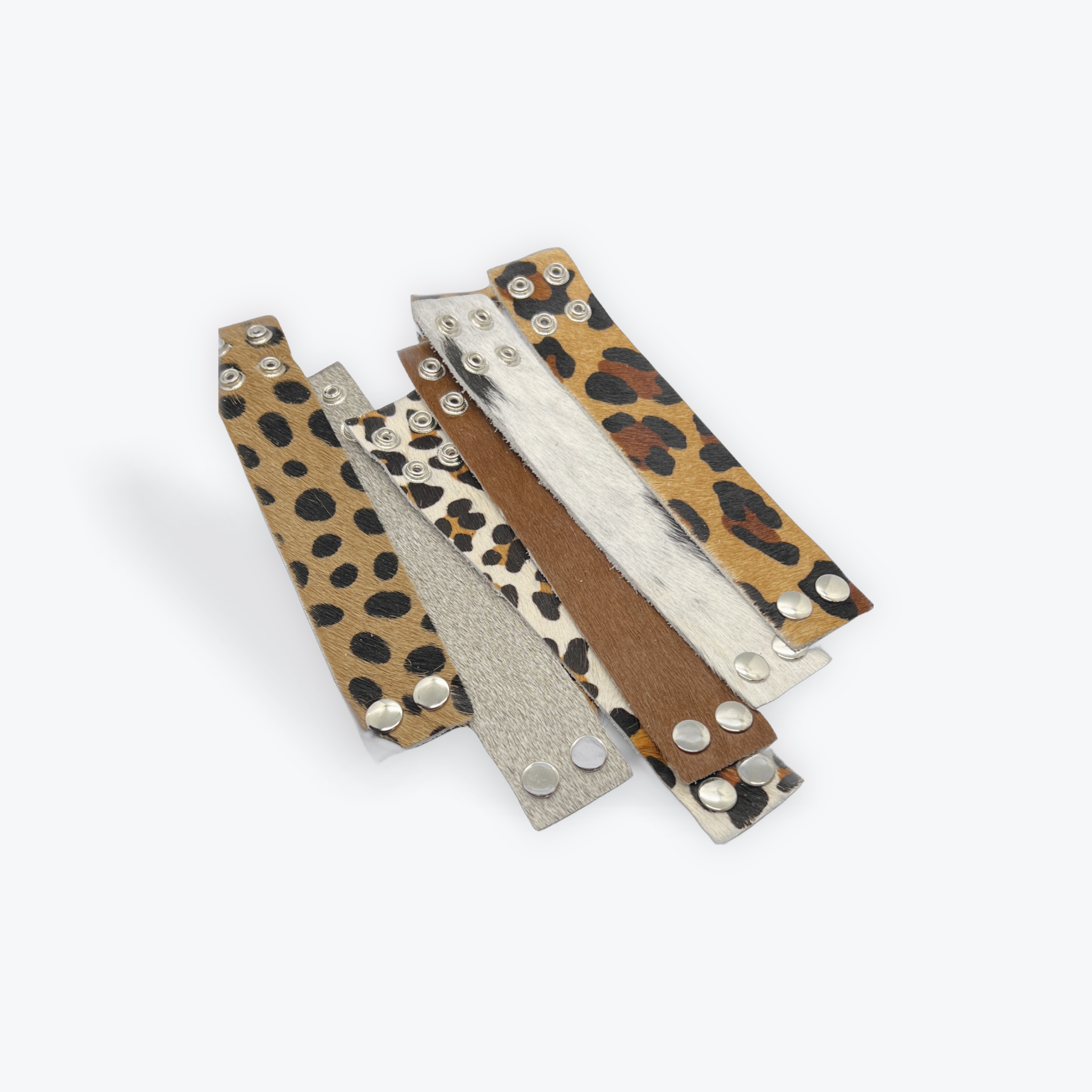 1.5" Leather Bracelet Hair