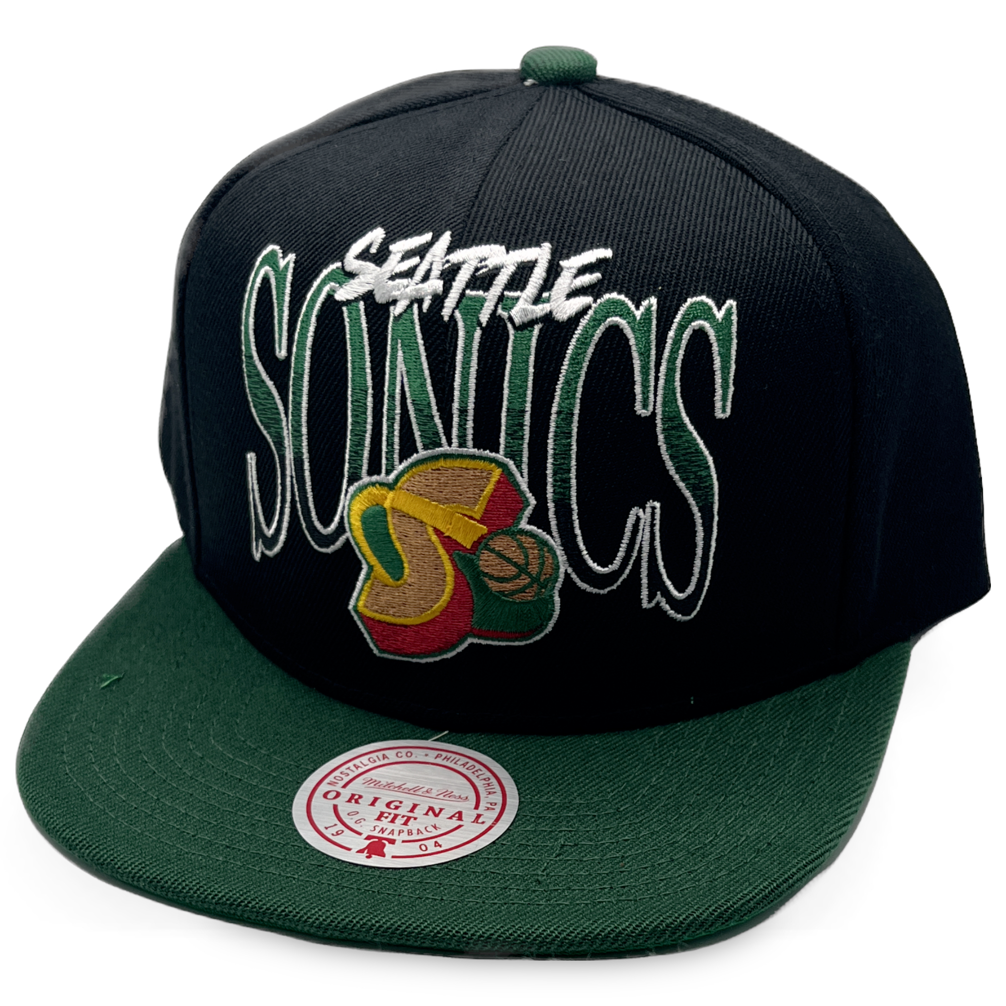 Seattle Supersonics Retro Rise Up Mitchell and Ness Snapback Hat
