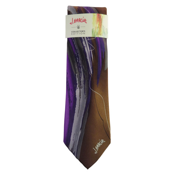 Jerry Garcia Not Necessarily Taupe Tie