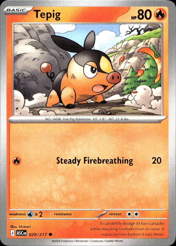 Tepig - ME02.5 29/217