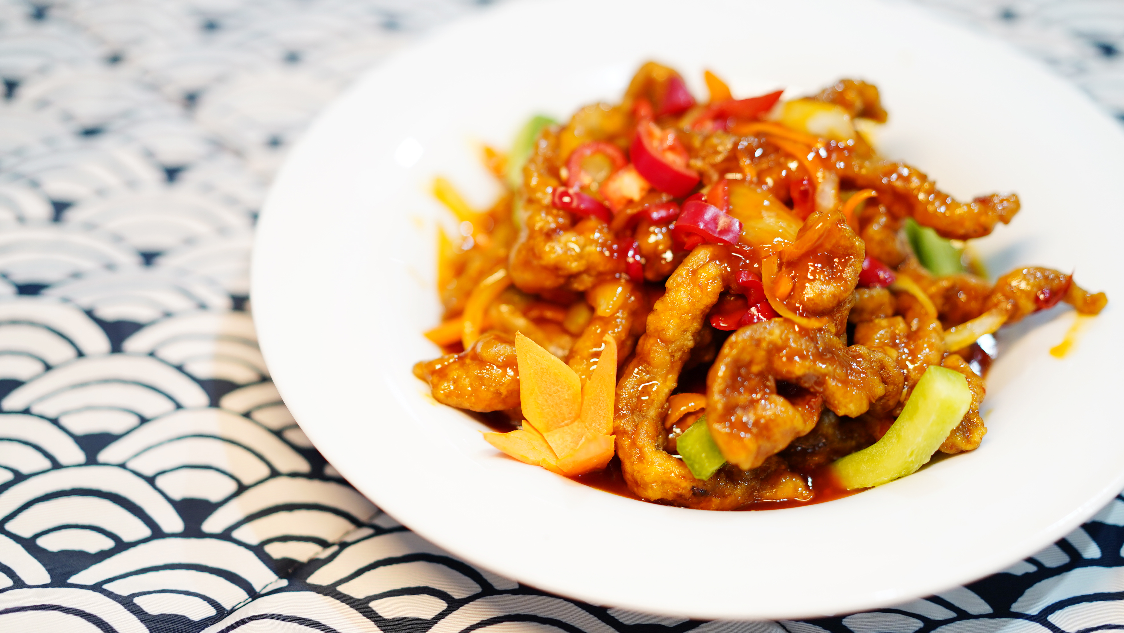 Crispy Shredded Beef with Chilli - 牛絲