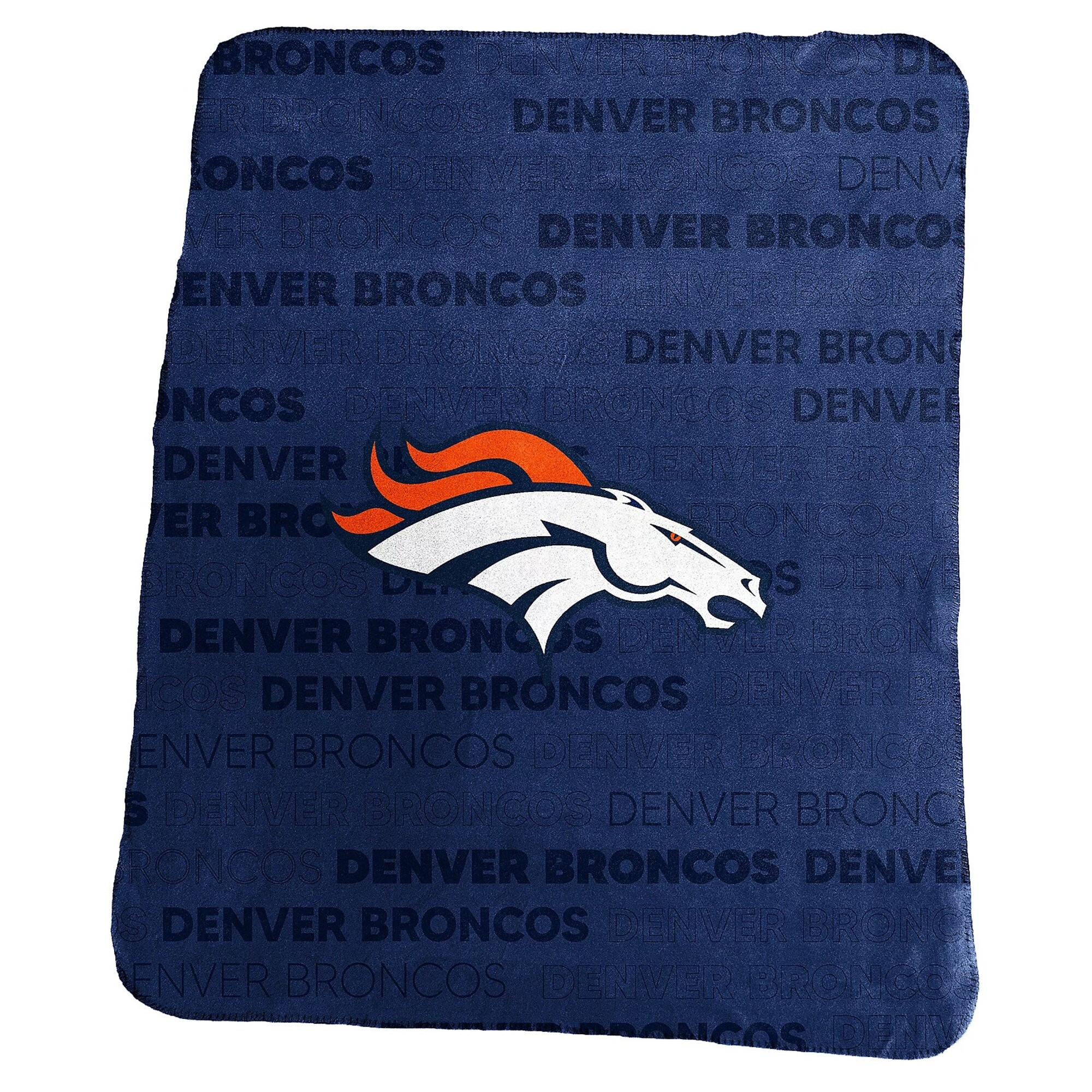 Denver Broncos Logo Brands Classic Fleece Blanket - 50x60"