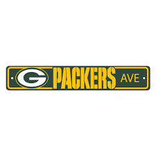 Green Bay Packers Ave Street Sign 4x24"