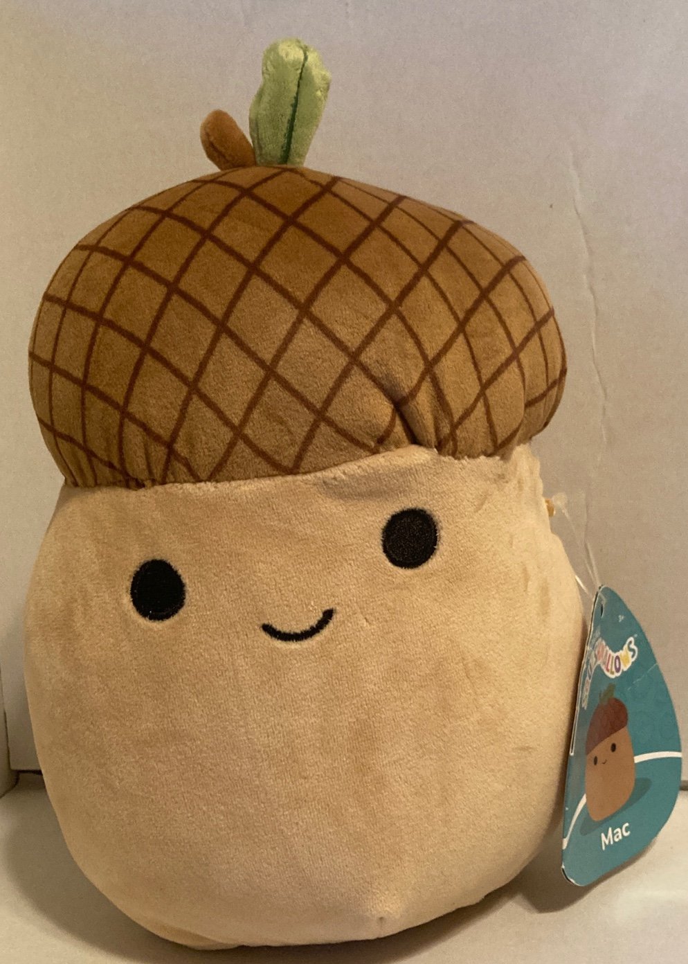 Original Squishmallows 7" Mac The Acorn New Fall Squad 2022