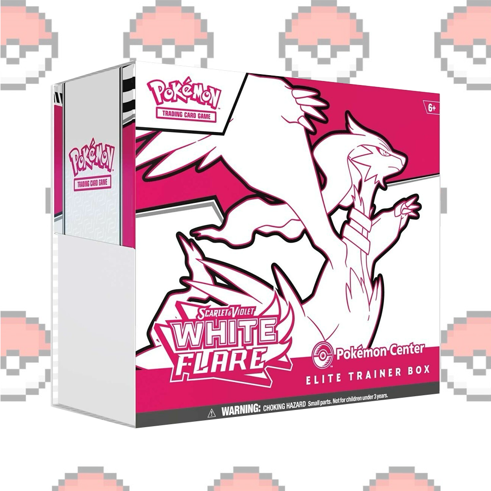 White Flare PC Elite Trainer Box