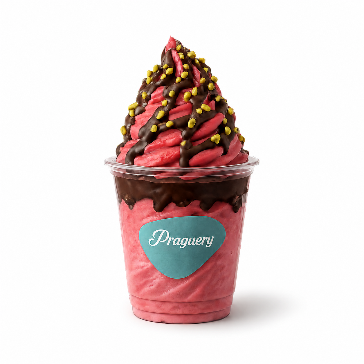 Strawberry Sorbet Sundae