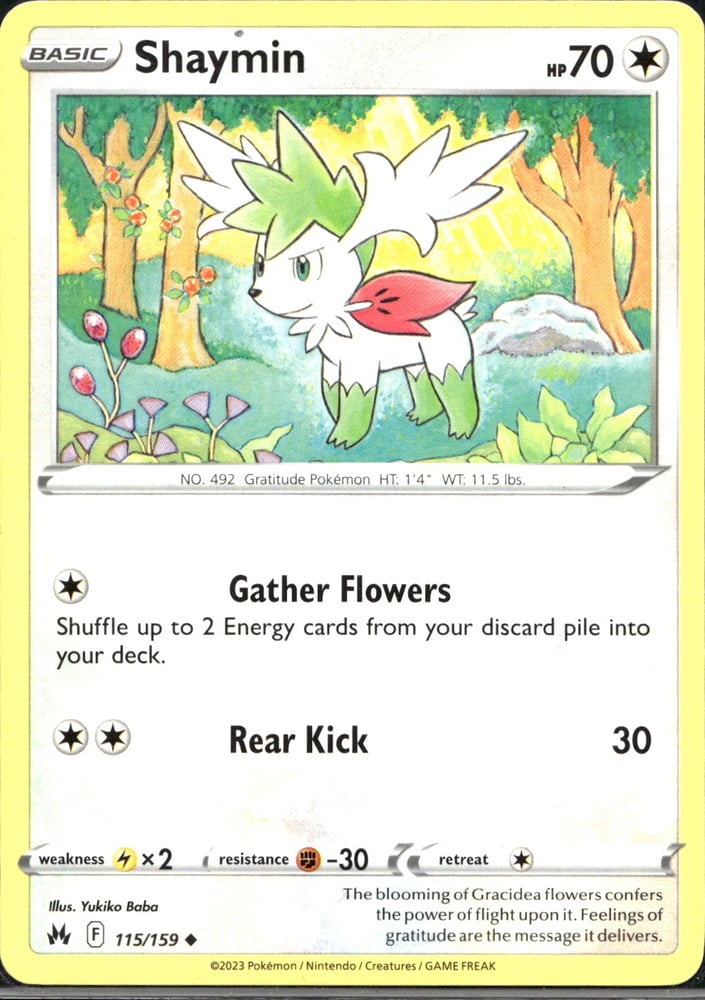 Shaymin - SWSH12.5 115/159