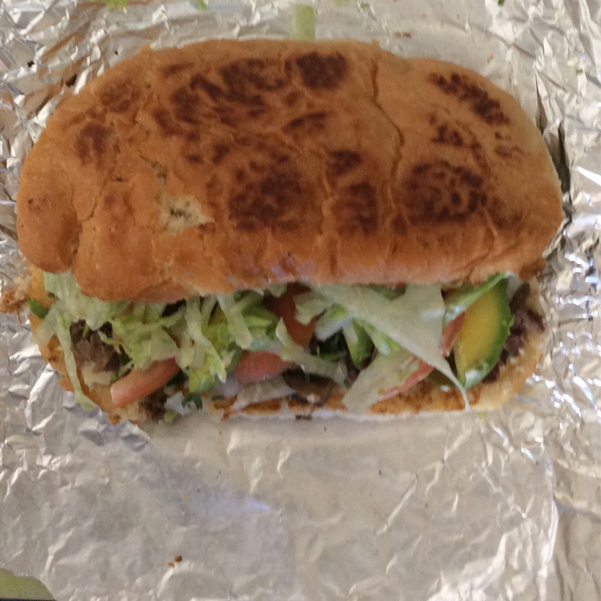 Torta de Adobada - Marinated Torta from Tacos del Valle