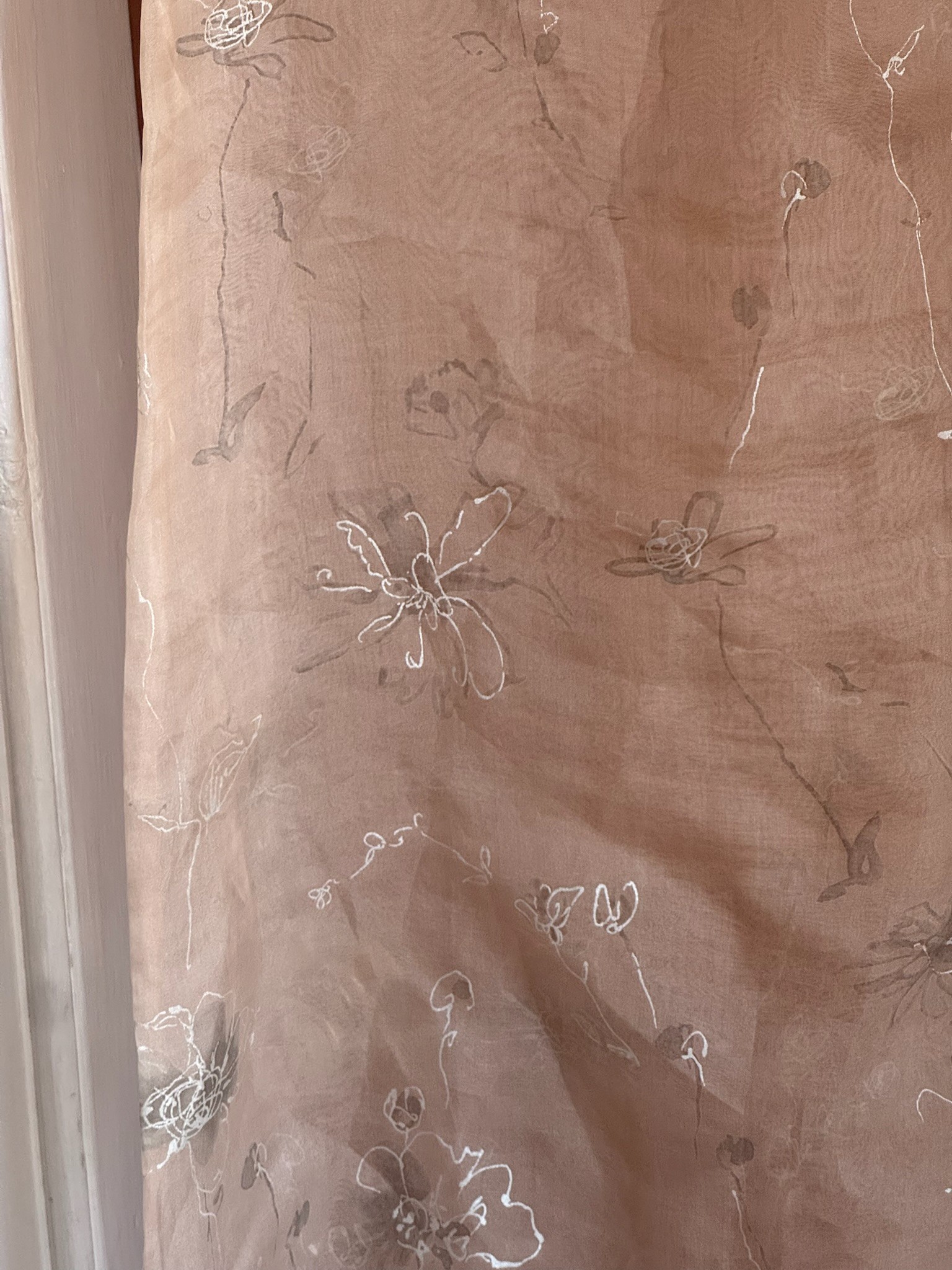 bcbg | sheer embroidered slip dress — image 2