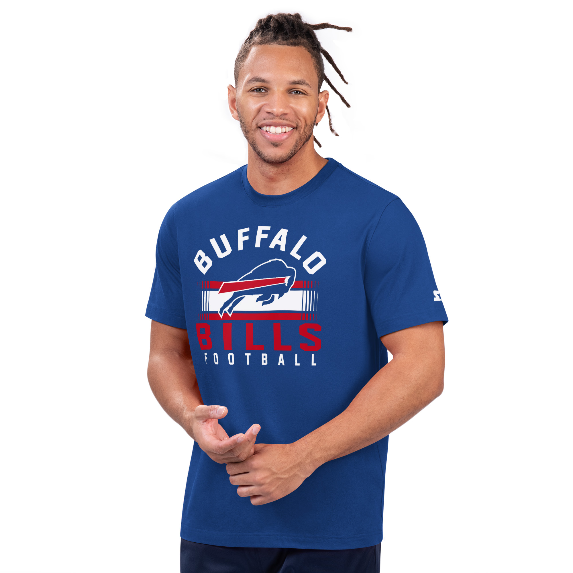 Buffalo Bills Royal Starter Hashmark Arch Shirt