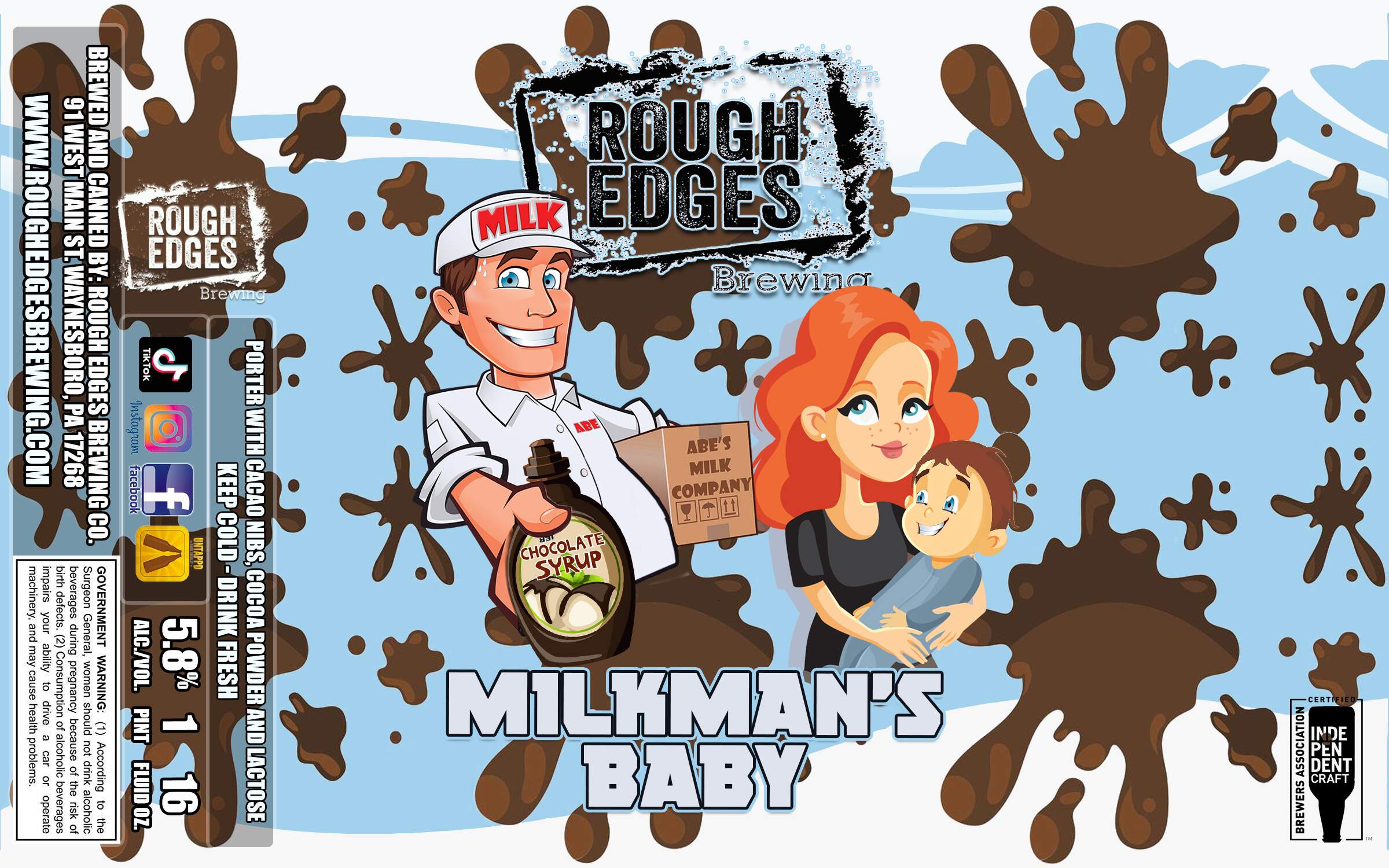 16oz Milkman’s Baby - Chocolate Porter