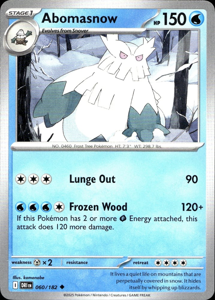Abomasnow - SV10 60/182