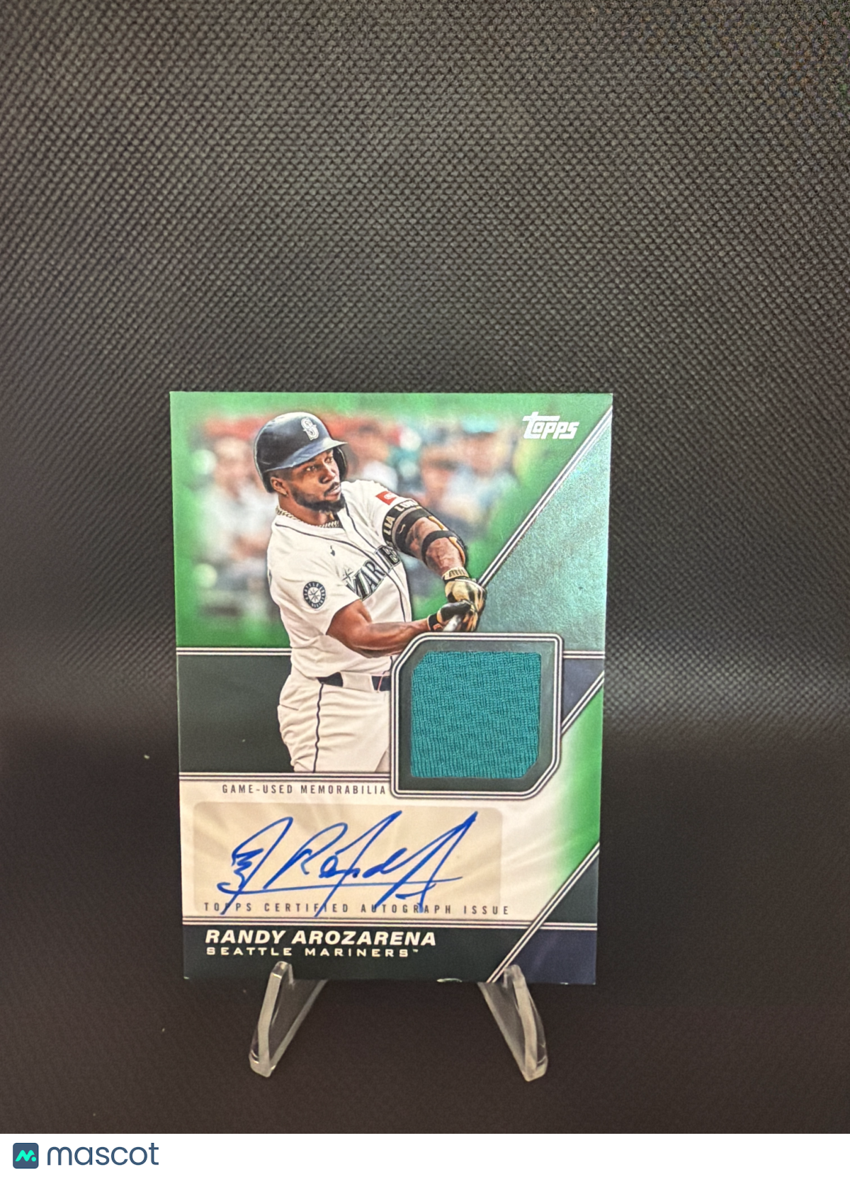 2026 Topps Baseball Randy Arozarena Green Patch Auto /99