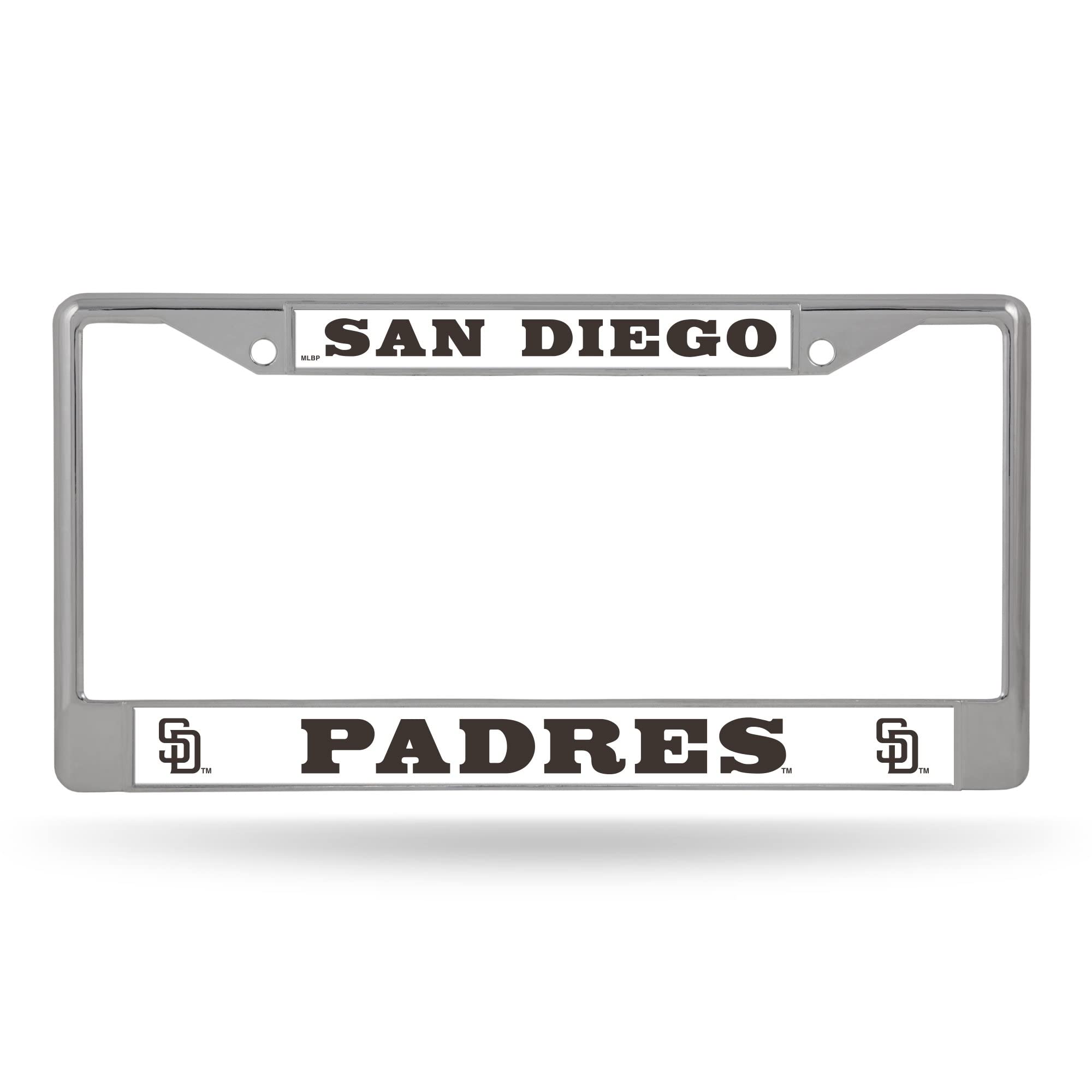 San Diego Padres Chrome License Plate Frame