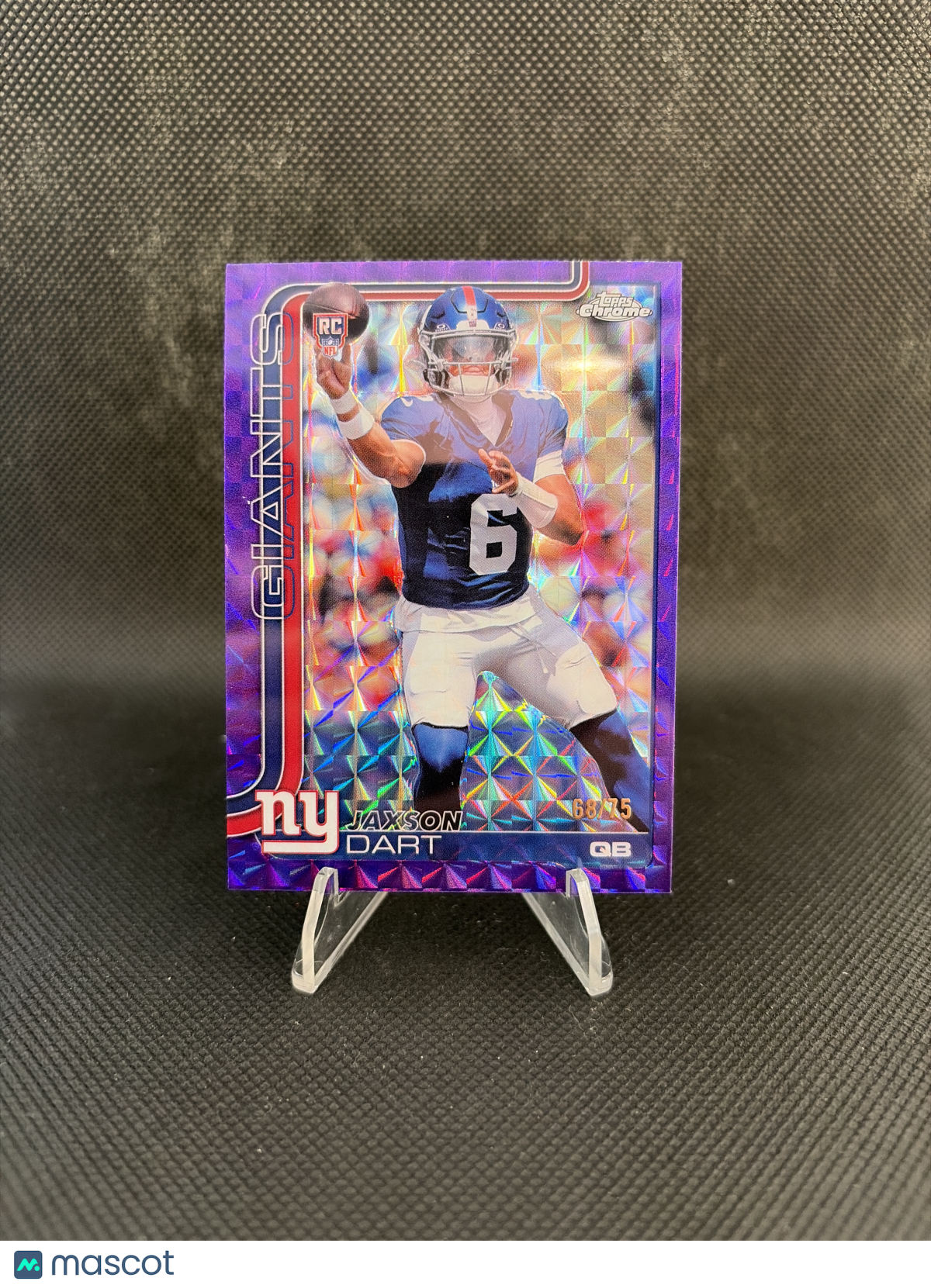 2025 Topps Chrome Jaxson Dart Purple Geometric /75 RC