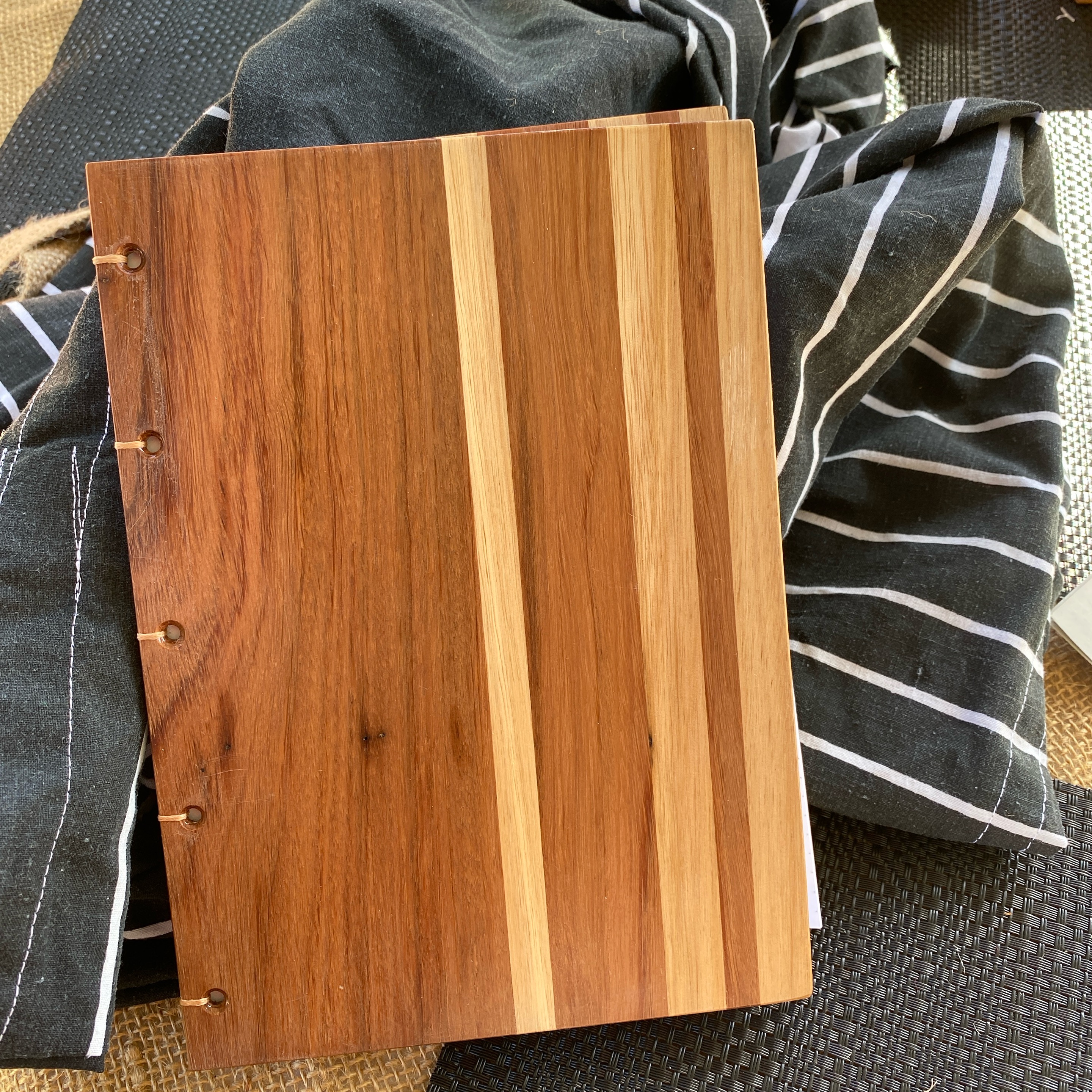 Timber cover hand made book