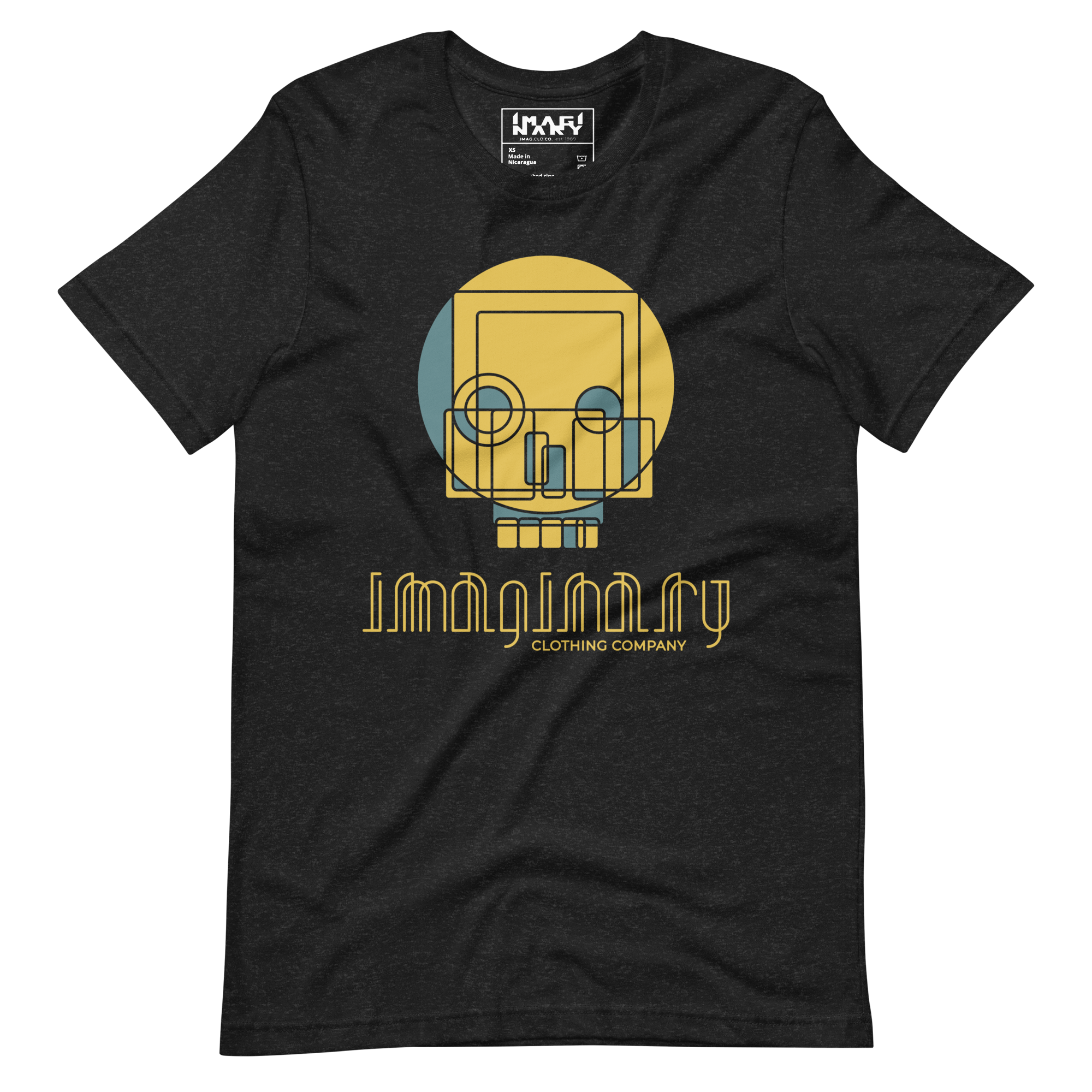Monolithic Skull – Brutalist Graphic Tee